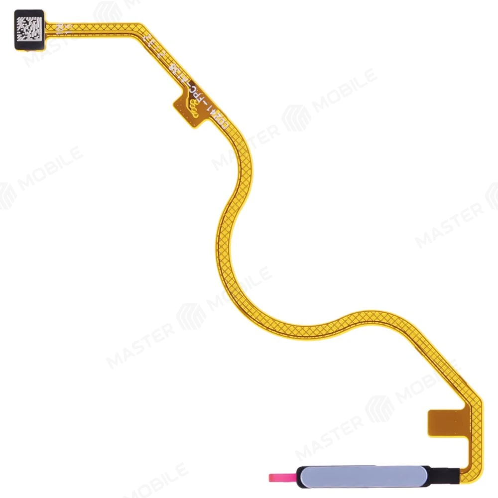 Шлейф для Tecno Spark 8P (KG7n) с комп. + сканер отпечатка пальца (голубой)  фото №1