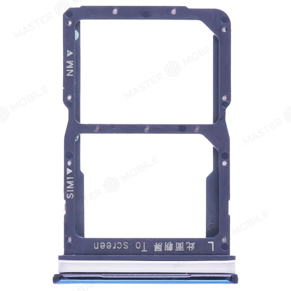 Держатель сим-карты для Huawei Honor 30i (LRA-LX1) / Y8p (AQM-LX1) (зеленый) фото №1