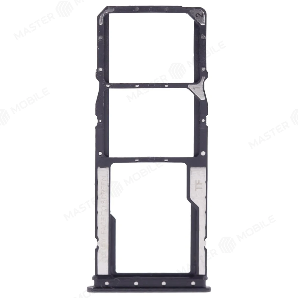 Держатель сим-карты для Xiaomi Redmi 9A (M2006C3LG) / Redmi 9C (M2006C3MG) (черный)  фото №1