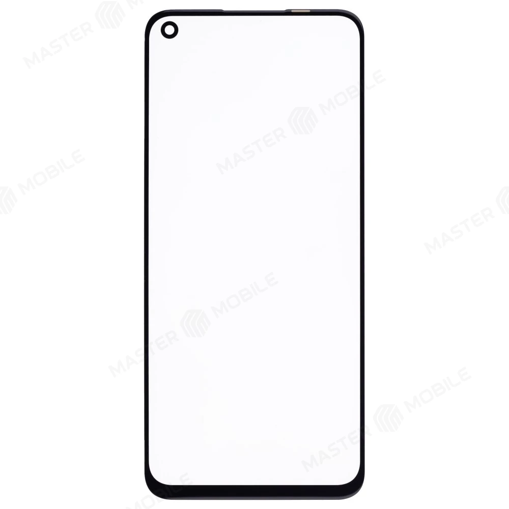 Стекло модуля для Realme 8i (RMX3151) / 9i (RMX3491) / Narzo 50 4G (RMX3286) / OPPO A96 (CPH2333) + OCA (черный)  фото №1