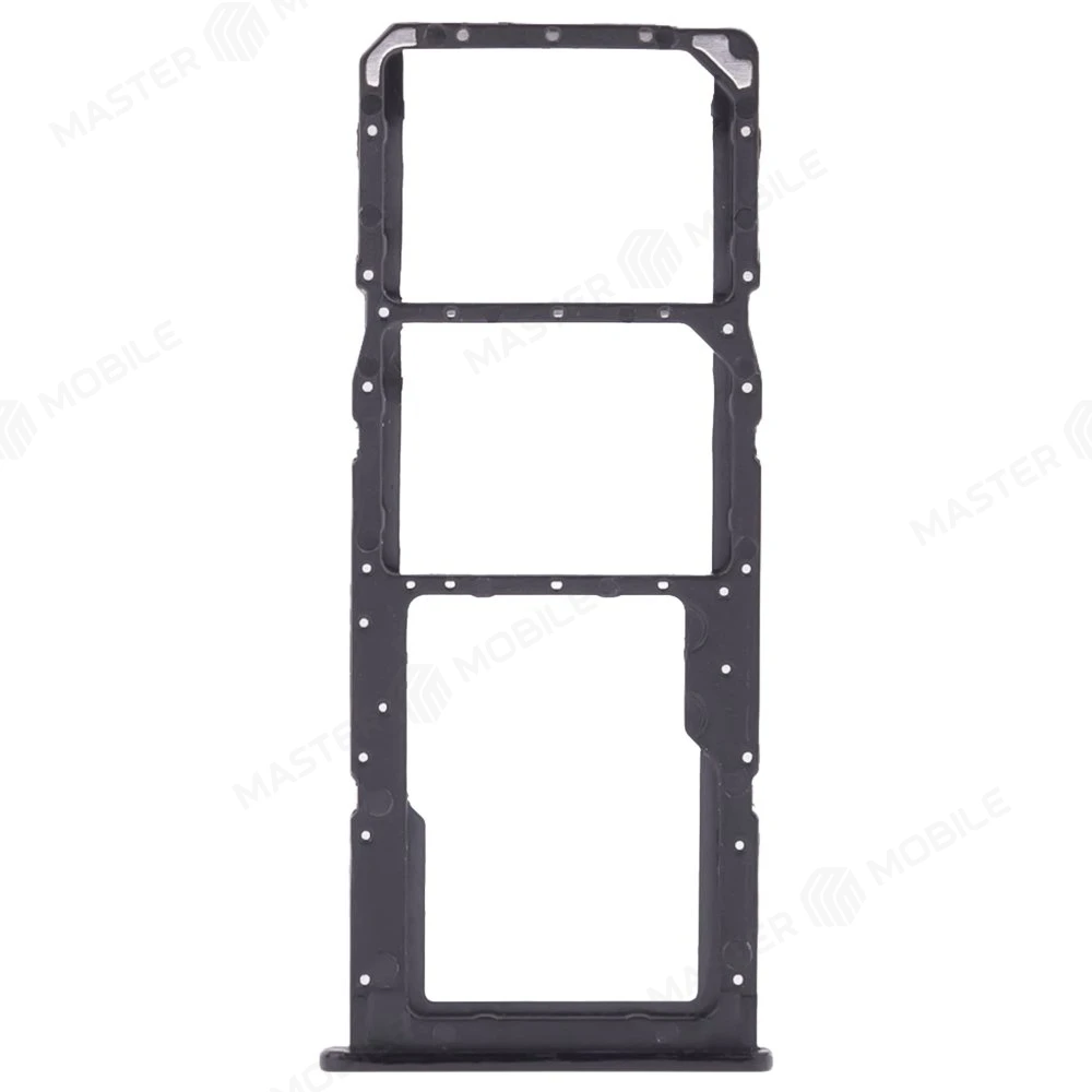 Держатель сим-карты для Samsung A515 Galaxy A51 / A715 Galaxy A71 (черный) фото №1