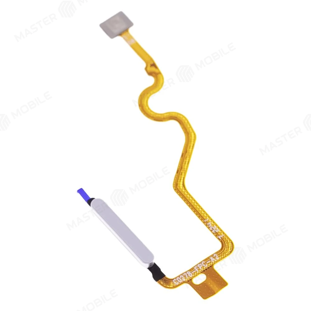 Шлейф для Tecno Spark 10 (KI5q) с комп. + сканер отпечатка пальца (белый)  фото №3