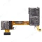 Шлейф для Sony D2302 Xperia M2 Dual/D2303/D2305 Xperia M2 с комп. + разъем SIM + считыватель карты памяти  фото №1