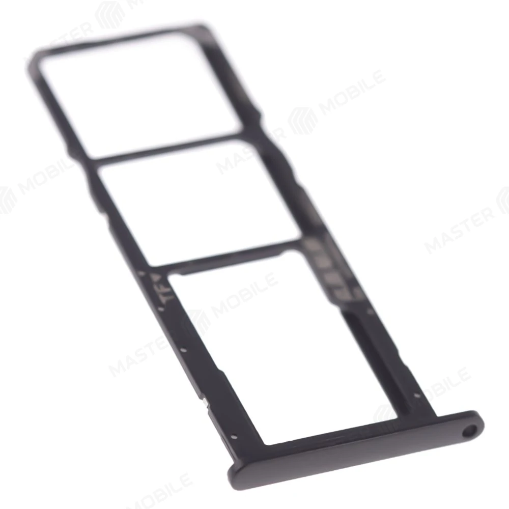 Держатель сим-карты для Huawei Y6p (MED-LX9N) / Honor 9A (MOA-LX9N) (черный) фото №3