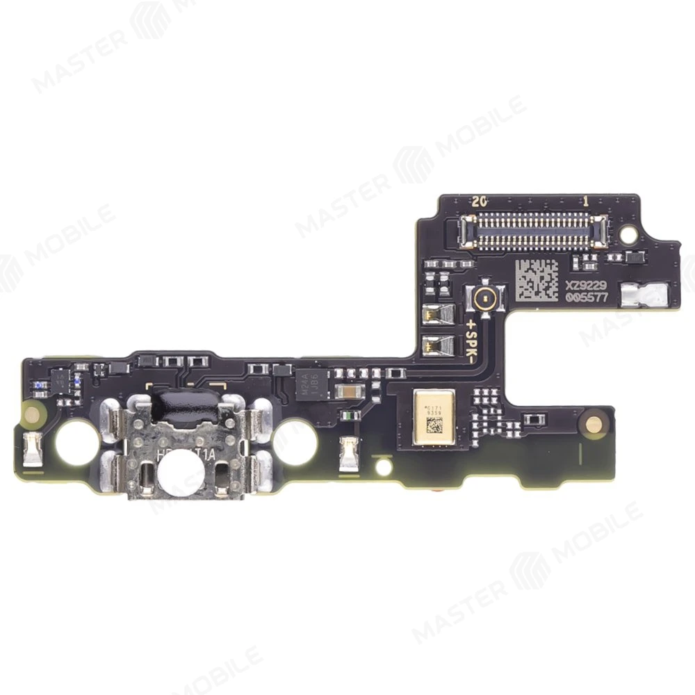 Нижняя плата для Xiaomi Mi Play (M1901F9E) с комп. + разъем зарядки + микрофон (ORIG100)  фото №1