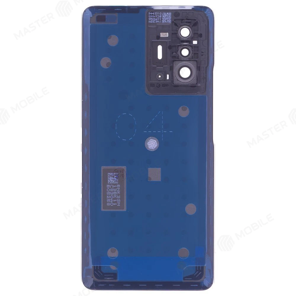 Задняя крышка для Xiaomi 11T Pro (2107113SG) (черный) (в сборе со стеклом камеры) (ORIG100)  фото №2