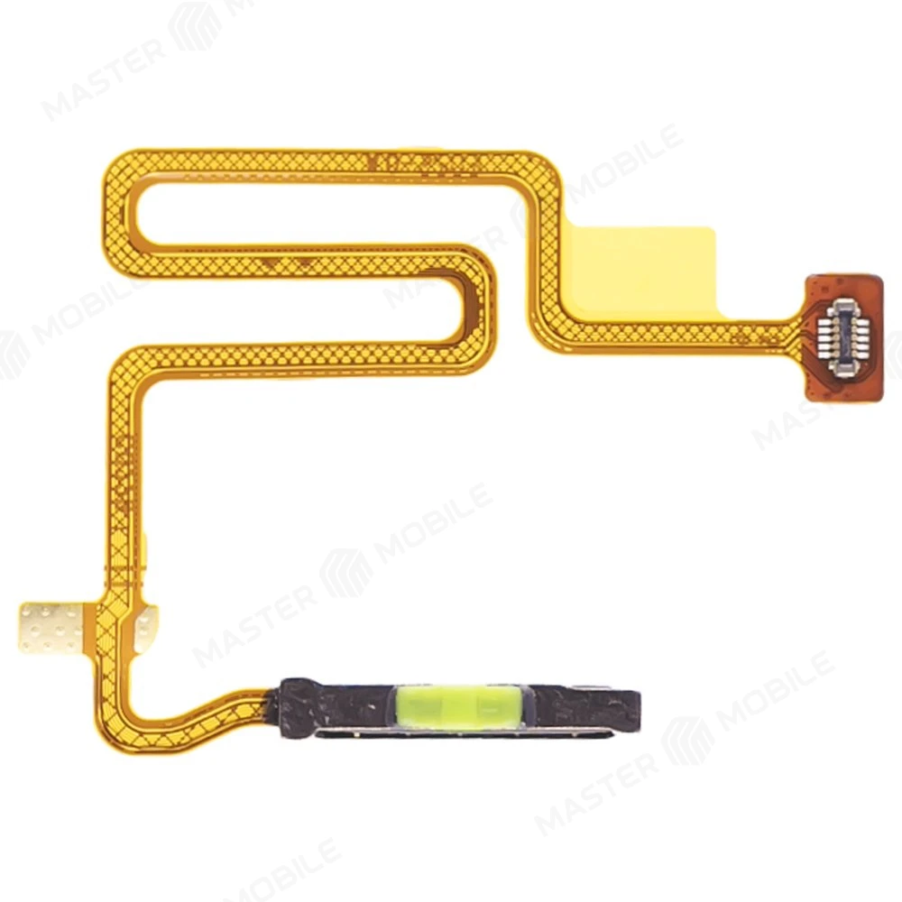 Шлейф для OPPO A55 4G (CPH2325) / A74 5G (CPH2197) с комп. + сканер отпечатка пальца (черный) фото №2