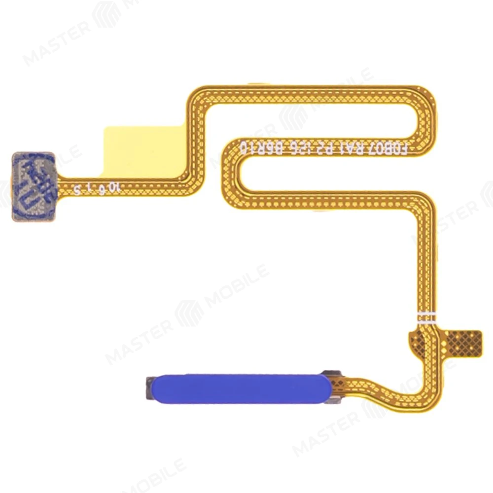 Шлейф для Realme 9 Pro (RMX3472) с комп. + сканер отпечатка пальца (синий)  фото №1