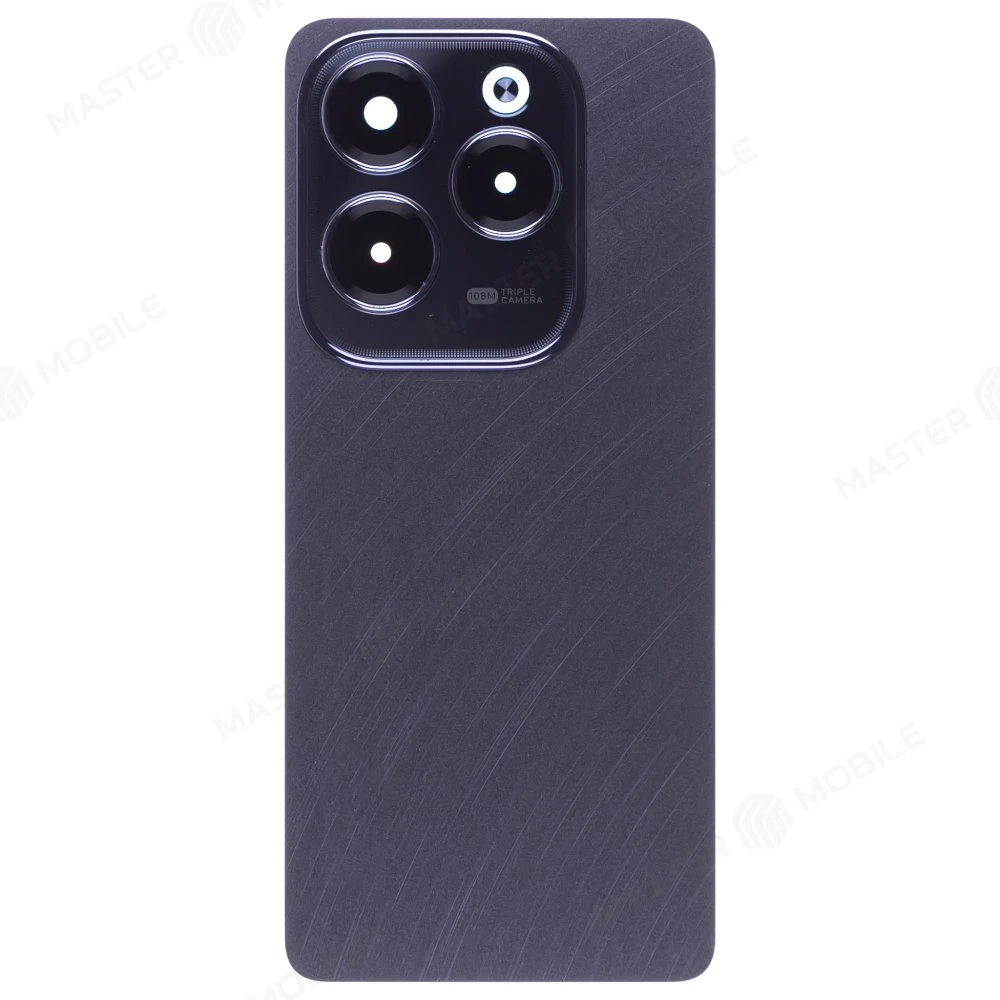 Задняя крышка для Infinix Hot 40 Pro (X6837) (черный) (в сборе со стеклом камеры) фото №1