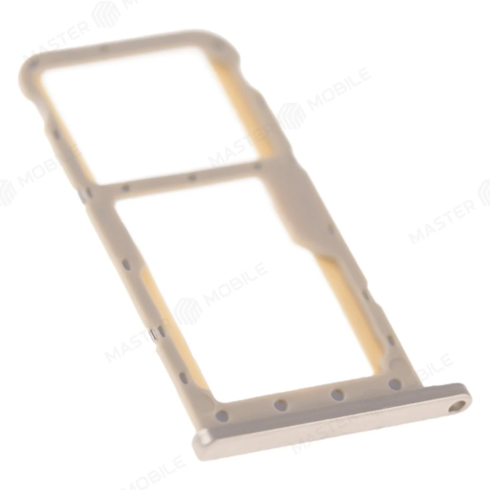 Держатель сим-карты для Huawei P20 Lite (ANE-LX1) / Nova 3E (ANE-AL00) (золотистый) фото №3