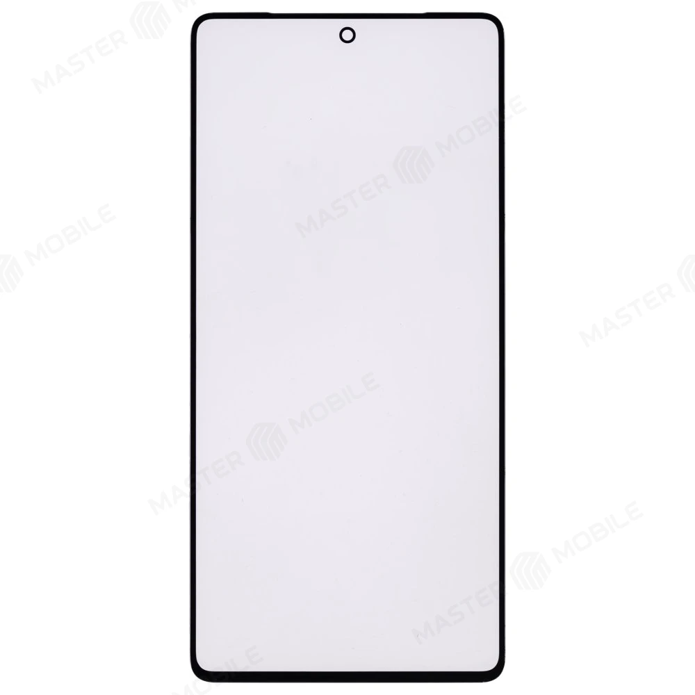 Стекло модуля для Google Pixel 7 Pro (GP4BC/GE2AE/GFE4J) + OCA (черный) фото №1