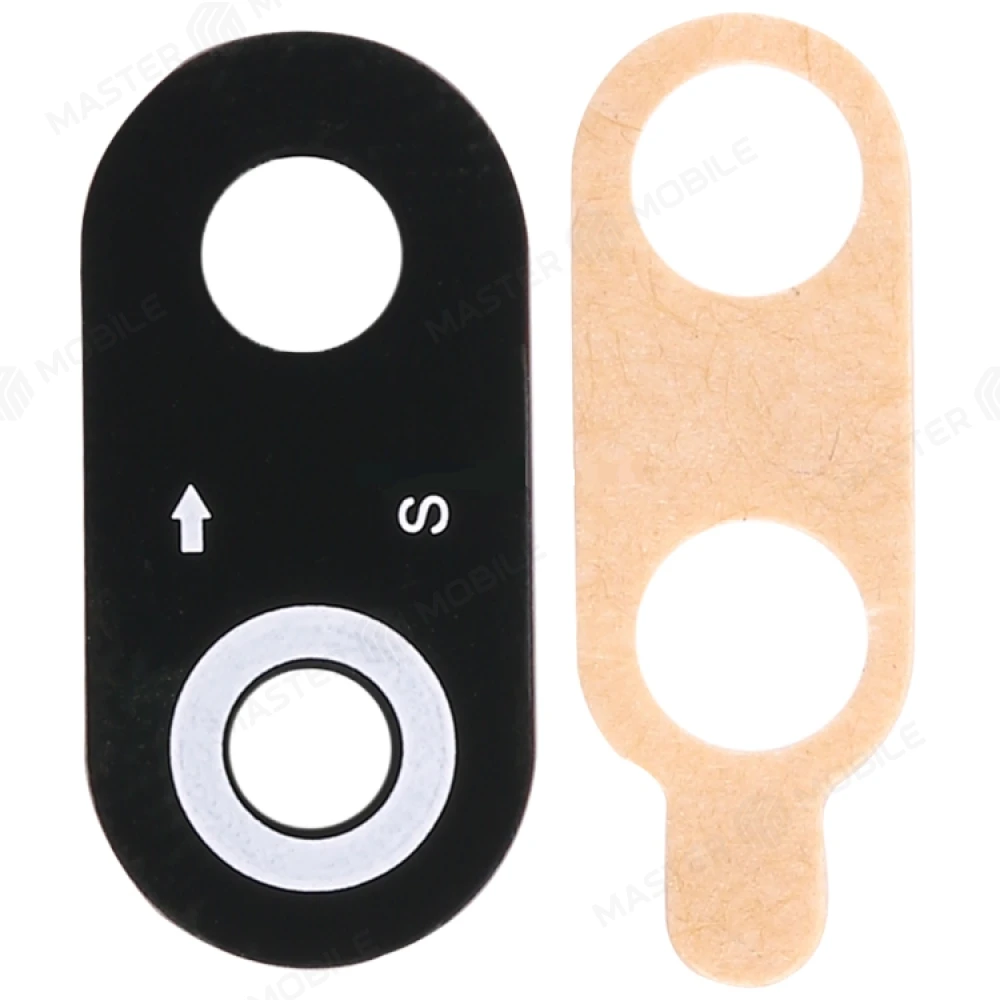 Стекло задней камеры для Huawei Honor 9i (LLD-AL20) (без рамки) (черный) 