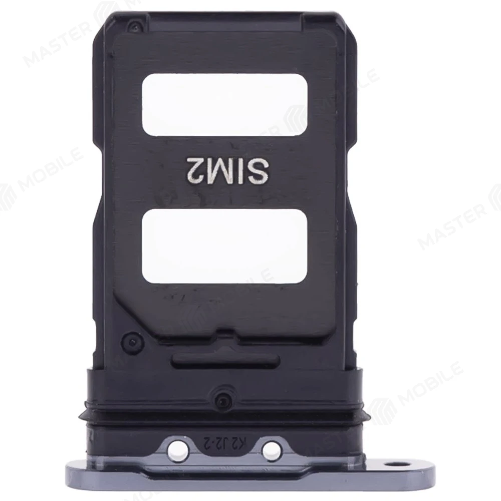 Держатель сим-карты для Xiaomi Mi 11 5G (M2011K2G) (черный)  фото №2