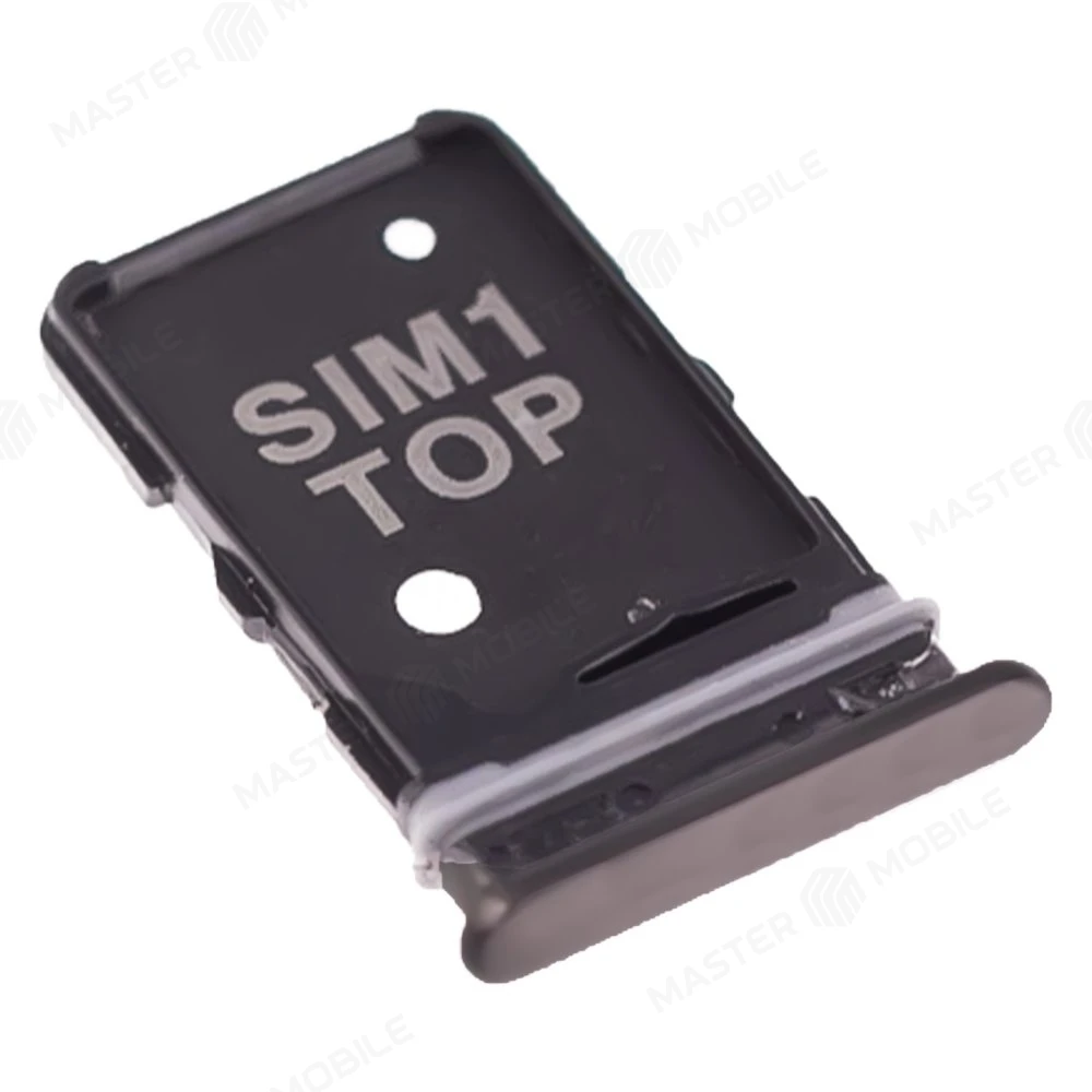 Держатель сим-карты для Samsung A805 Galaxy A80 (черный) фото №3