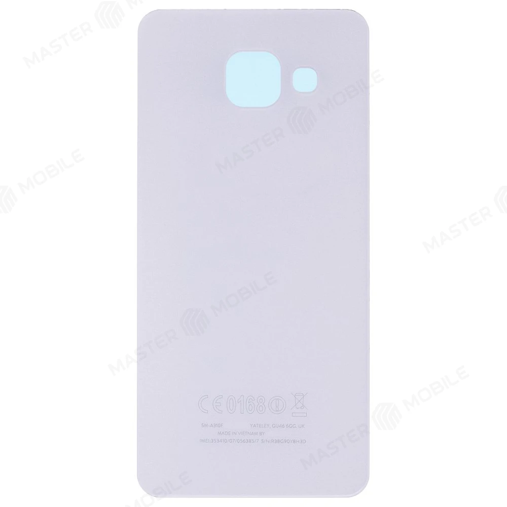 Задняя крышка для Samsung A310 Galaxy A3 (2016) (белый) фото №1