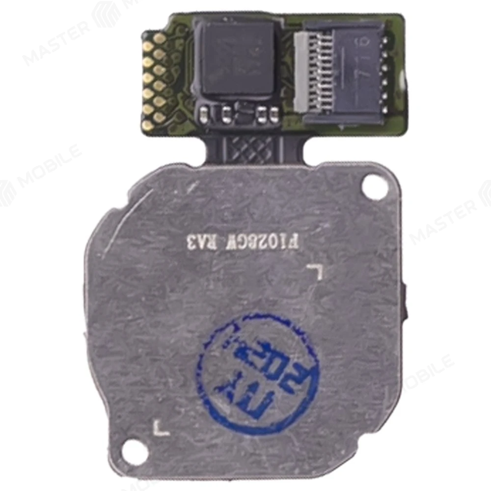 Шлейф для Huawei Honor 7X (BND-L21) / Honor 8A (JAT-LX1) / Honor 8X/8X Premium и др. с комп. + сканер отпечатка пальца (серый)  фото №2