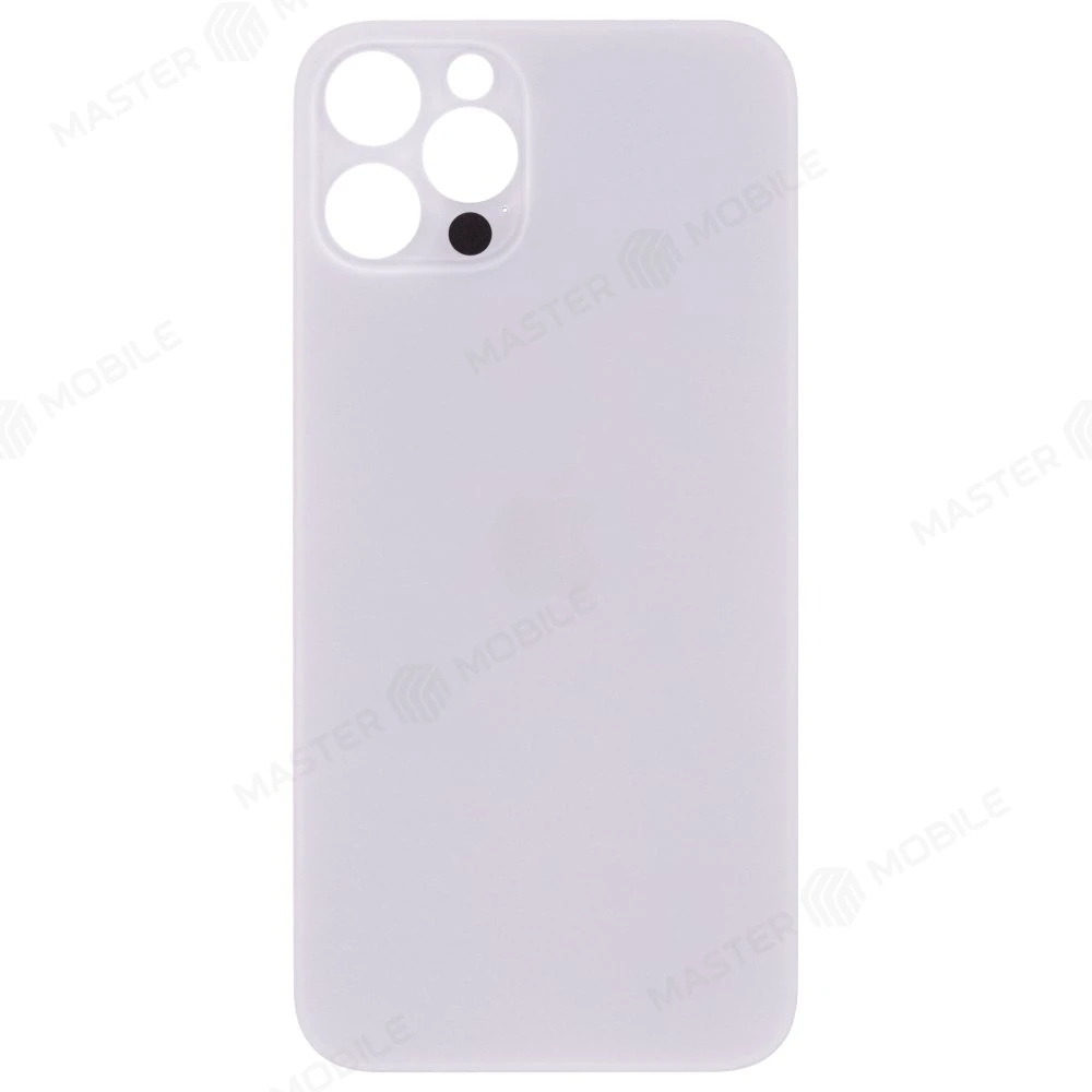 Задняя крышка для Apple iPhone 12 Pro (белый) (с широким отверстием) (Premium) фото №1