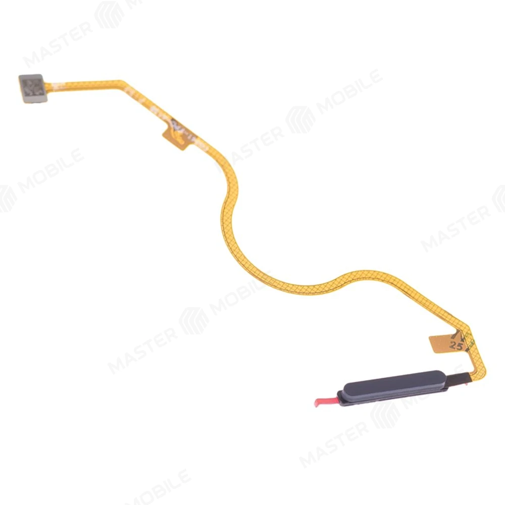 Шлейф для Infinix Hot 11S NFC (X6812B) с комп. + сканер отпечатка пальца (черный) фото №3