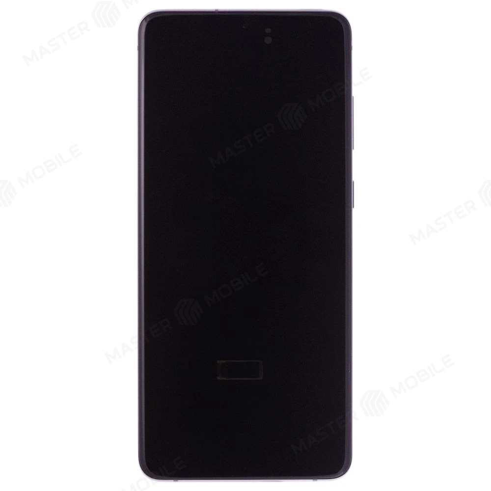 Дисплей для Samsung G985 Galaxy S20+ / G986 Galaxy S20+ 5G + тачскрин (серый) (в рамке) (ORIG100) (возможен дефект ЛКП) фото №1