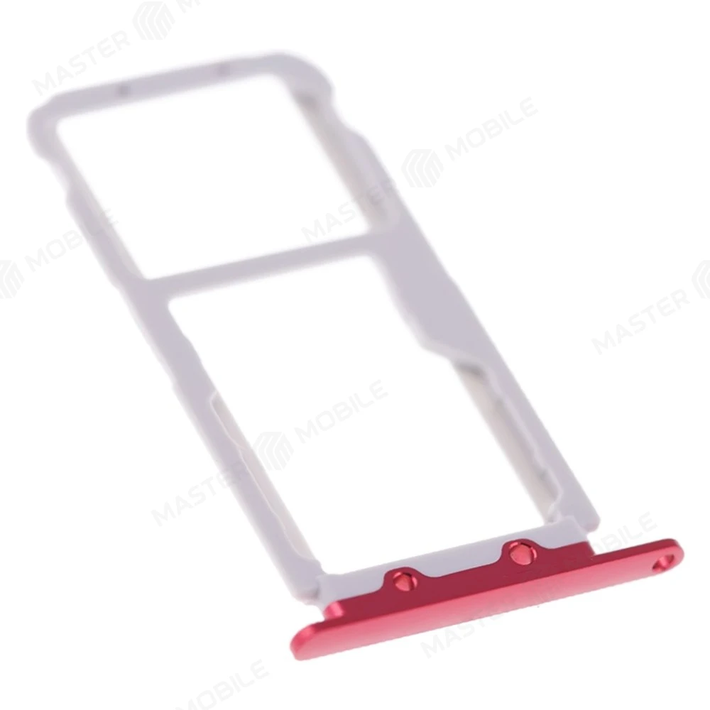 Держатель сим-карты для Huawei Honor View 10 (красный) фото №3