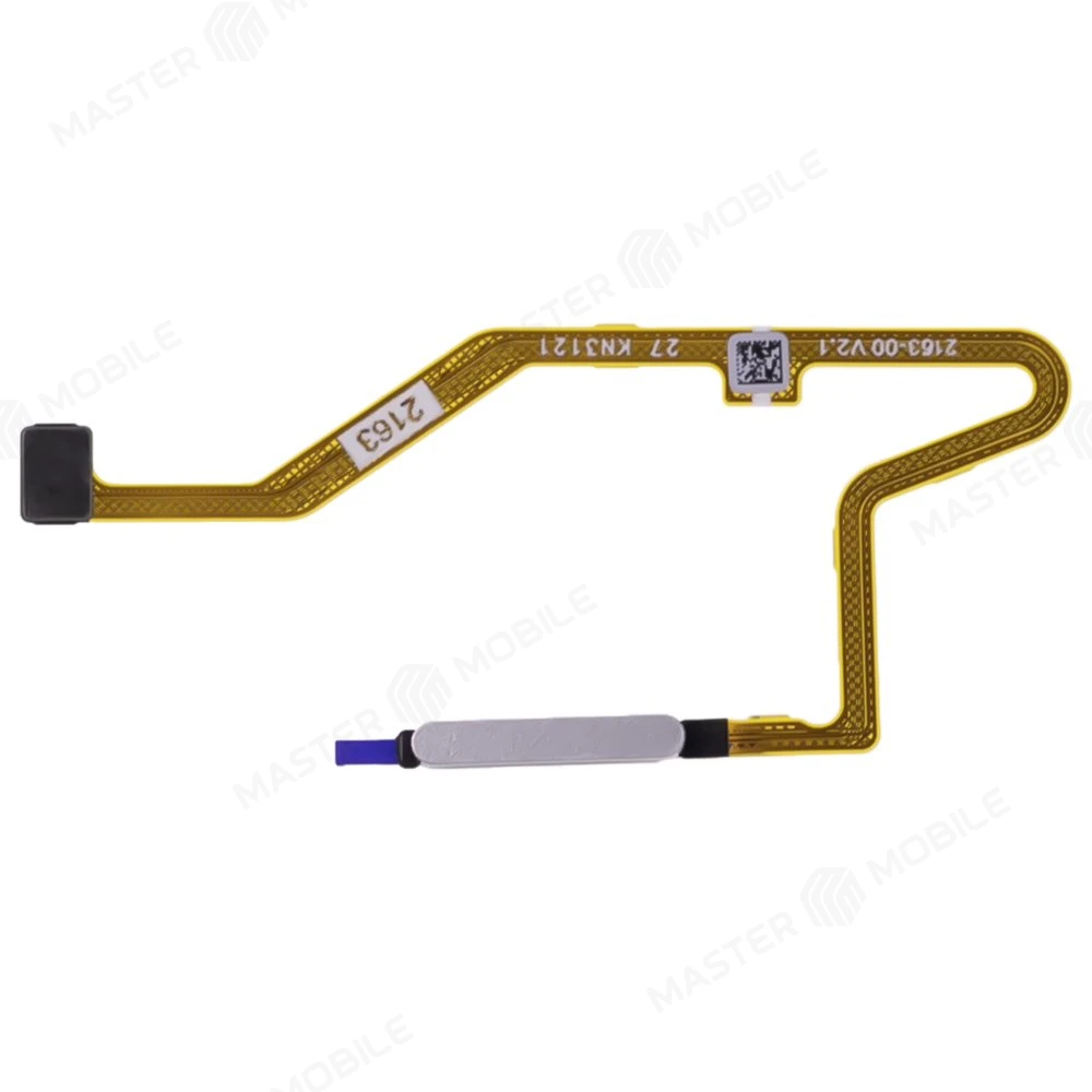 Шлейф для Xiaomi Redmi Note 12 Pro 5G (22101316G) / Redmi Note 12 Pro+ 5G (22101316UG) и др. с комп. + сканер отпечатка пальца (серебристый) фото №1