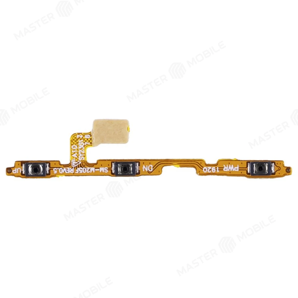 Шлейф для Samsung A105 Galaxy A10 / M105 Galaxy M10 / M205 Galaxy M20 с комп. (на кнопку включения и кнопки громкости)  фото №1