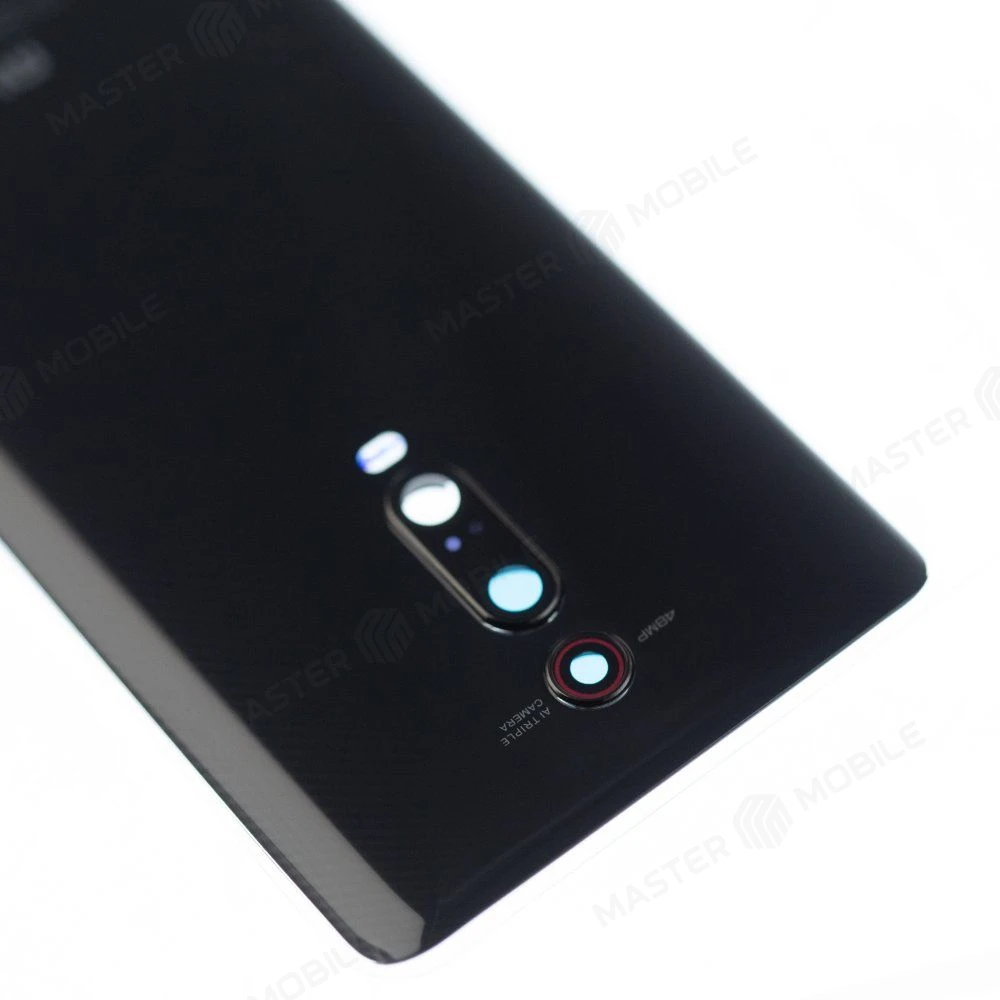 Задняя крышка для Xiaomi Mi 9T (M1903F10G) / Mi 9T Pro (M1903F11G) (черный) (в сборе со стеклом камеры) (ORIG100)  фото №3