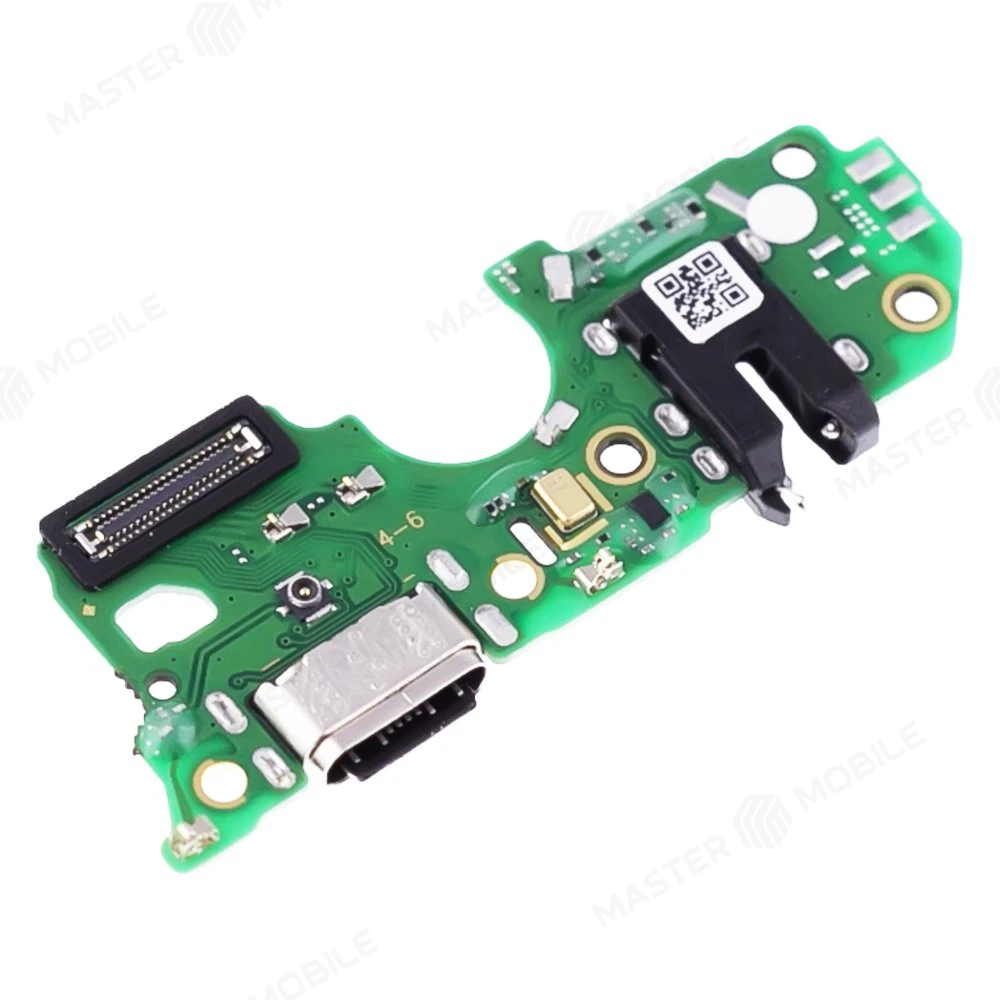 Нижняя плата для OPPO A58 4G (CPH2577) с комп. + разъем зарядки + микрофон + разъем гарнитуры фото №3