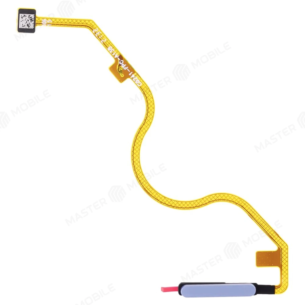 Шлейф для Infinix Note 12 (X663D) с комп. + сканер отпечатка пальца (синий)  фото №1