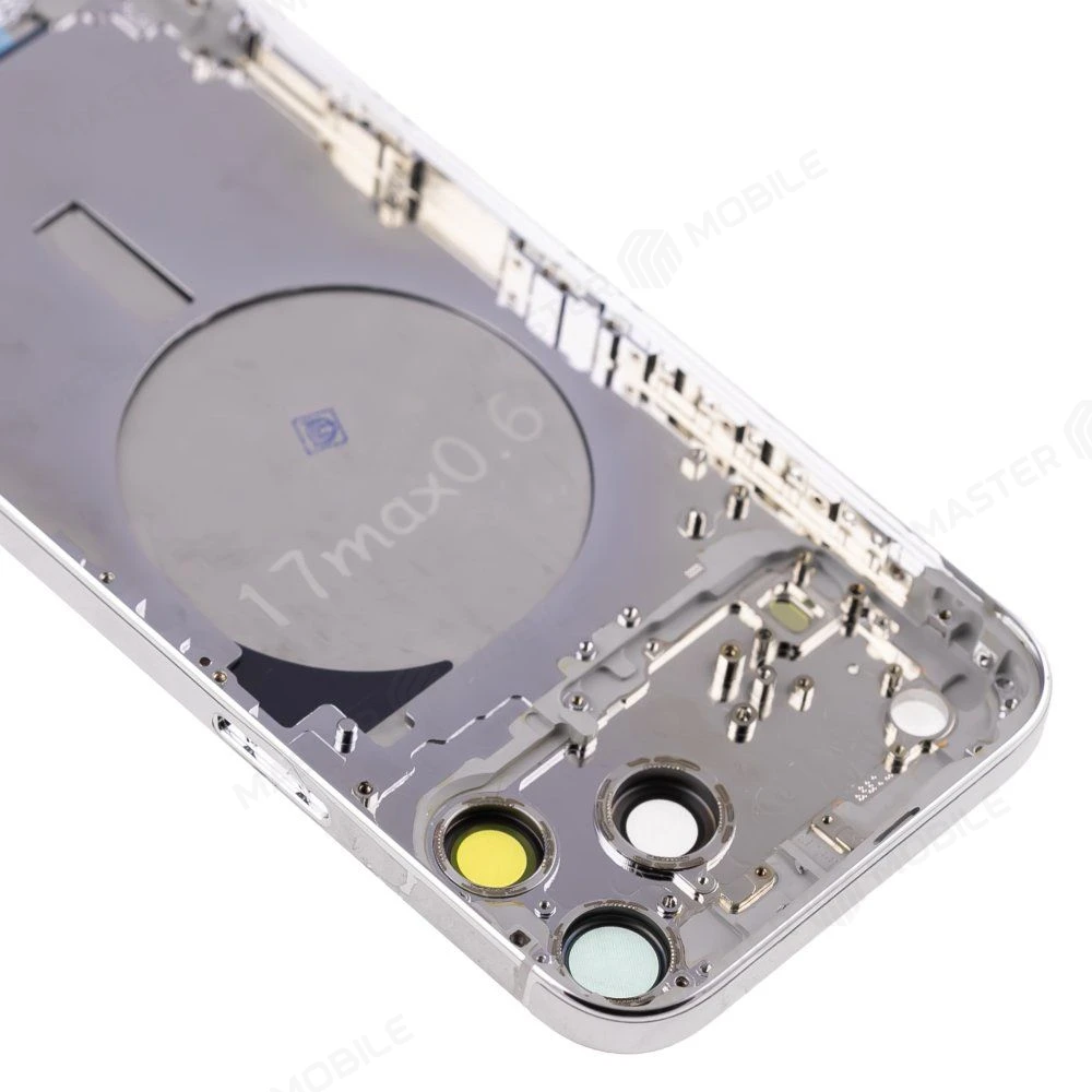 Корпус для Apple iPhone 17 Pro Max (SIM + eSIM) (серебристый) (Premium) (24K GOLD) фото №4