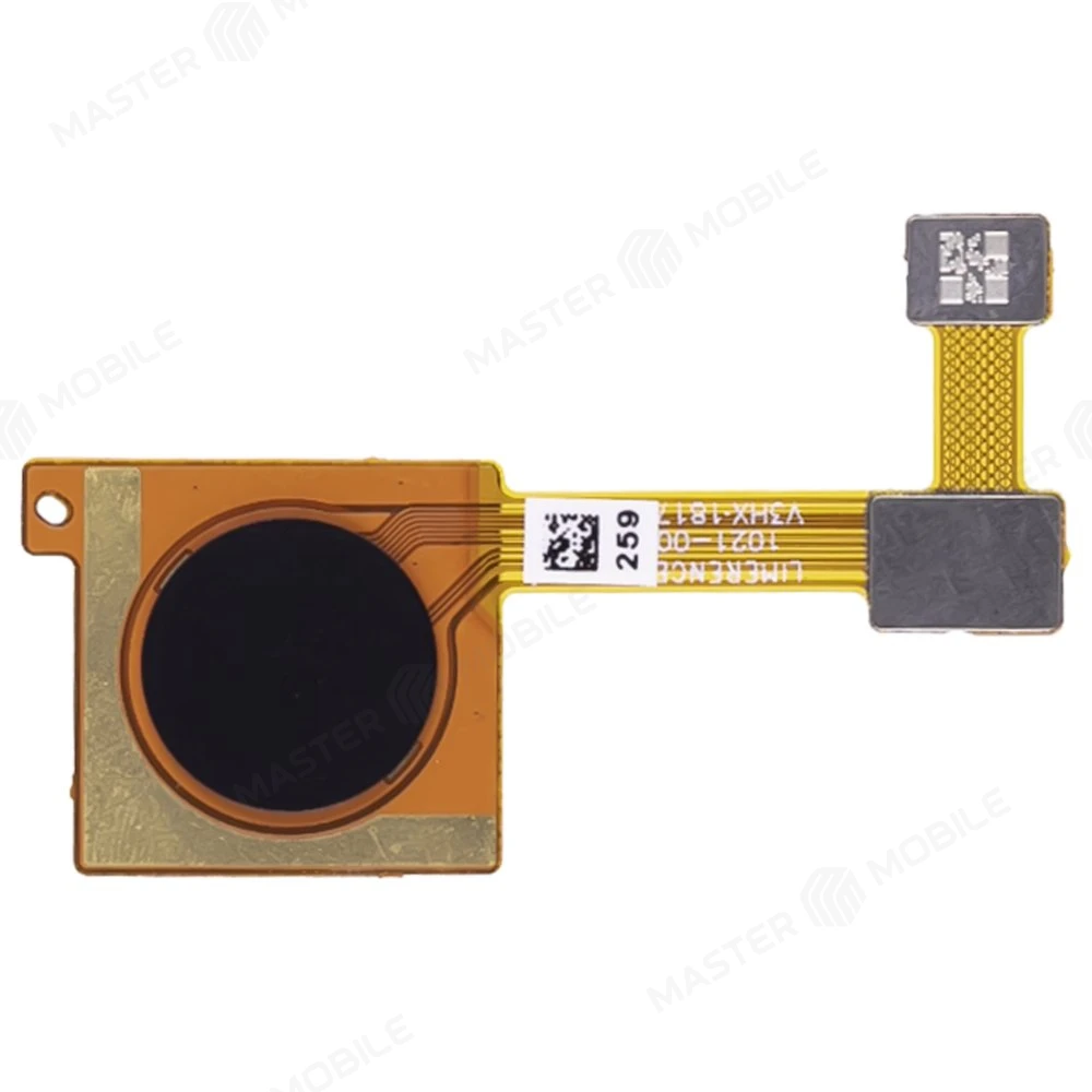 Шлейф для Xiaomi Mi A2 (M1804D2SG) / Mi 6x с комп. + сканер отпечатка пальца (черный)  фото №1