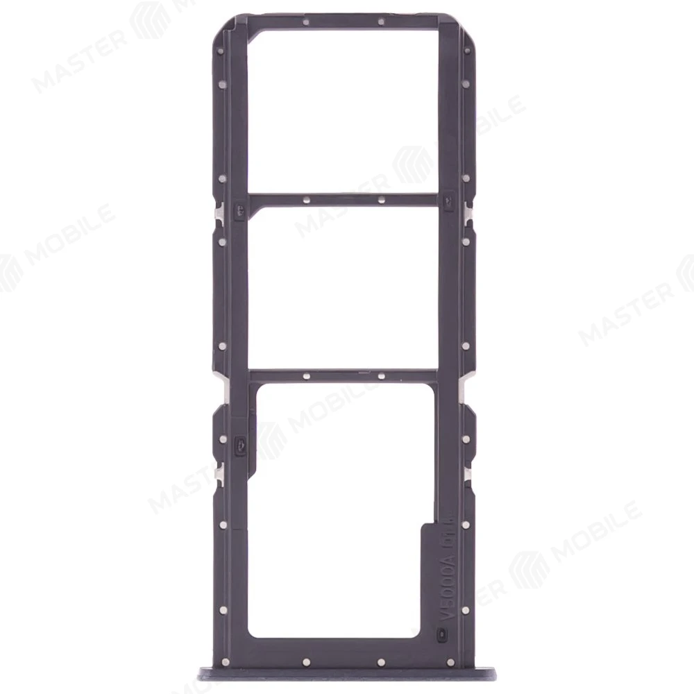 Держатель сим-карты для Realme C33 (RMX3624) (черный) фото №2