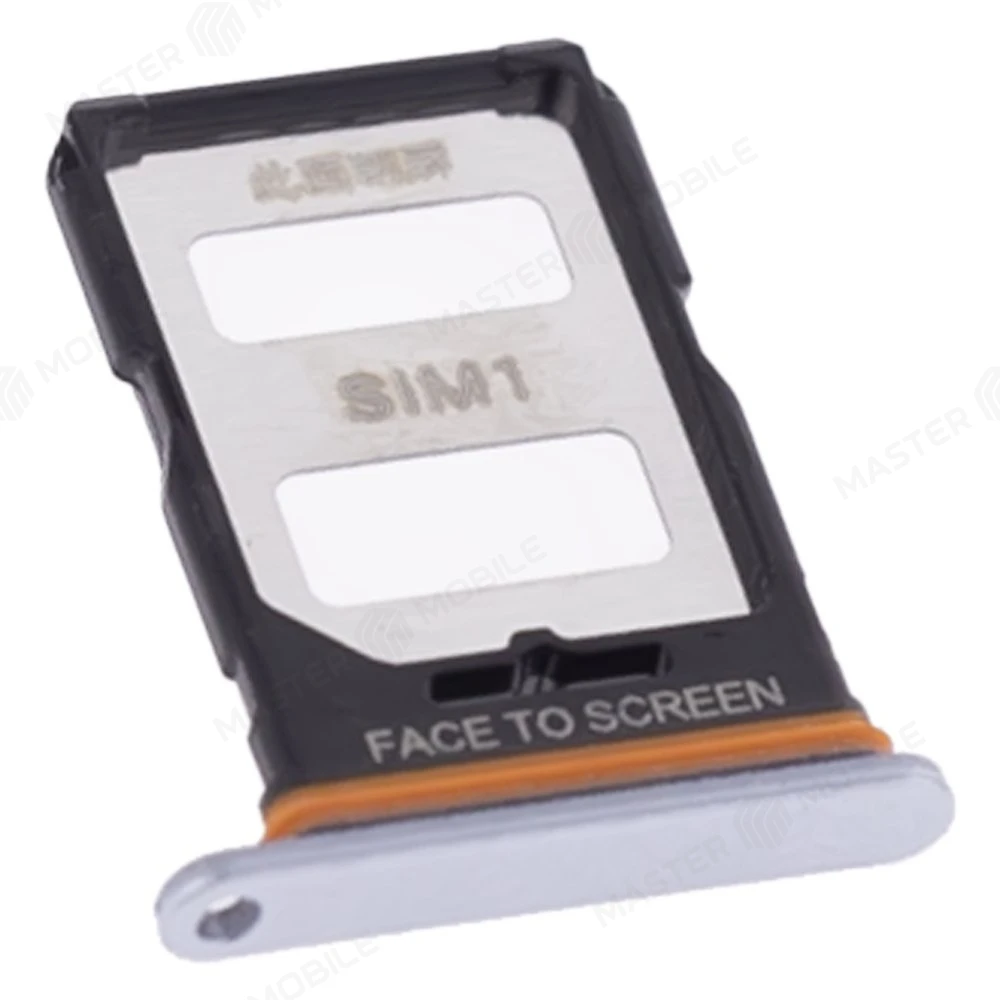 Держатель сим-карты для Xiaomi Poco F5 (23049PCD8G) (серебристый) фото №3