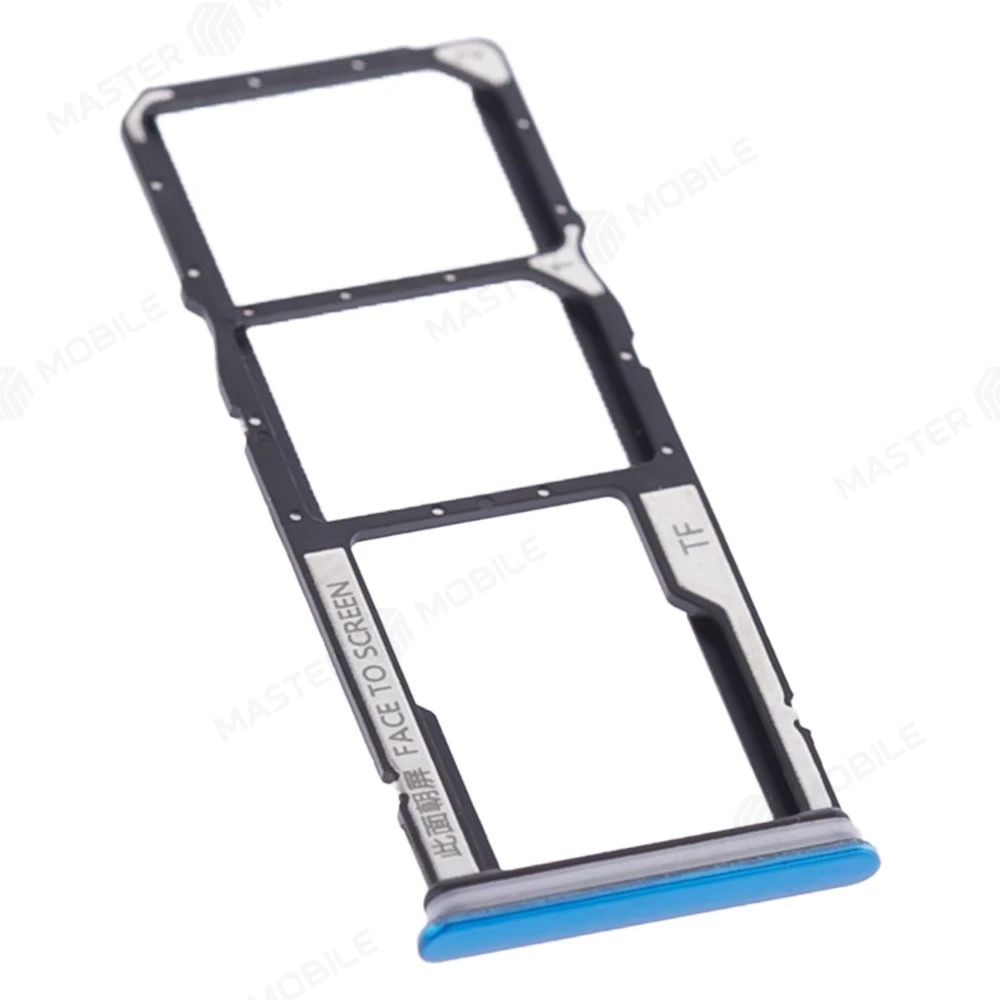 Держатель сим-карты для Xiaomi Redmi 9A (M2006C3LG) / Redmi 9C (M2006C3MG) (зеленый)  фото №3