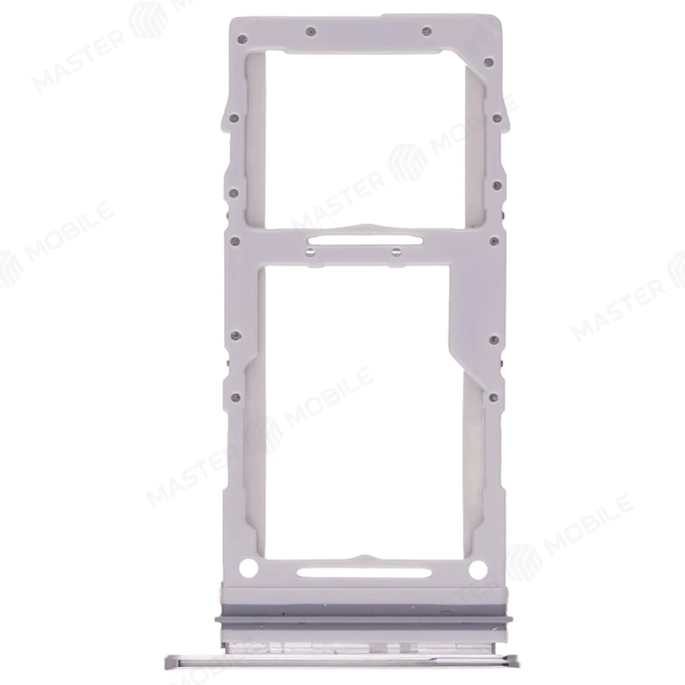 Держатель сим-карты для Samsung G980 Galaxy S20 / G985 Galaxy S20+ / G988 Galaxy S20 Ultra (серебристый) фото №1