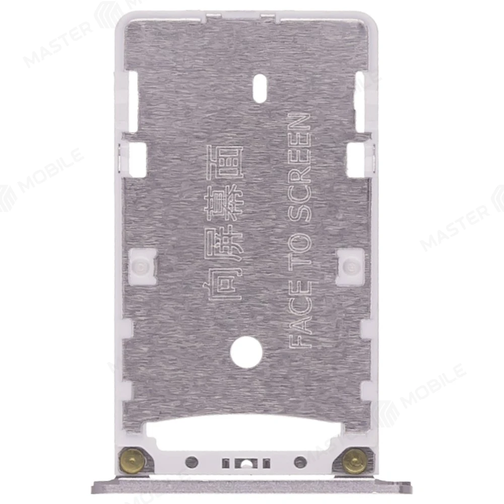 Держатель сим-карты + карты памяти (MicroSD) для Xiaomi Redmi 3 / Redmi 3S (серебристый)  фото №2