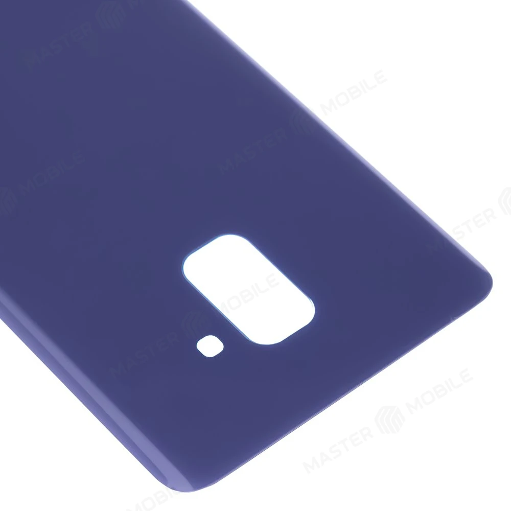 Задняя крышка для Samsung A730 Galaxy A8+ (2018) (синий) фото №3
