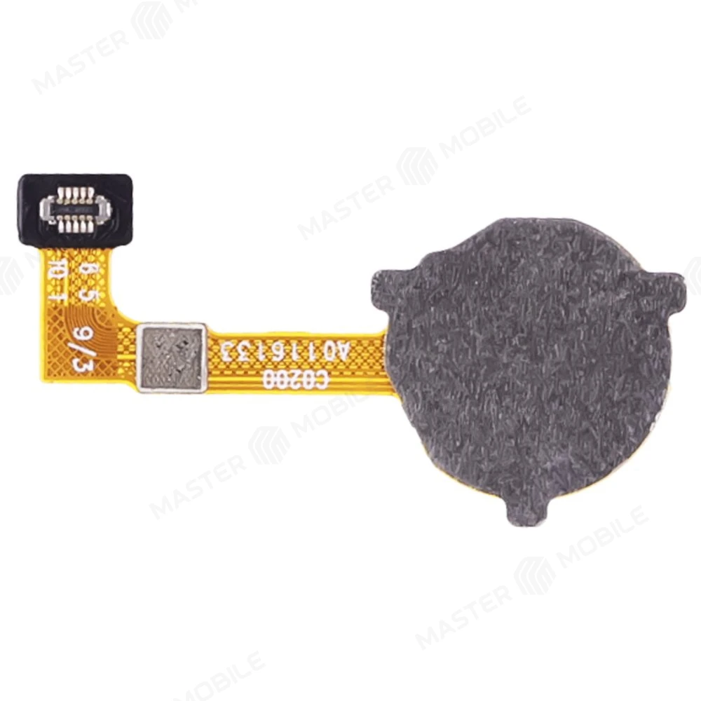 Шлейф для Realme C21 (RMX3201) с комп. + сканер отпечатка пальца (голубой)  фото №2