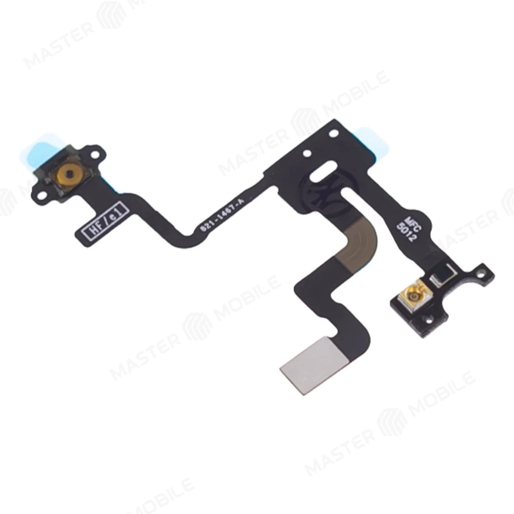 Шлейф для Apple iPhone 4s с комп. (на кнопку включения) + сенсор  фото №3