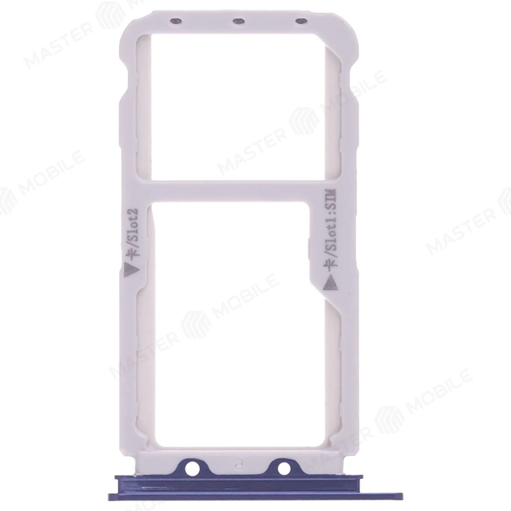 Держатель сим-карты для Huawei Nova 2 (PIC-LX9) (синий) фото №1