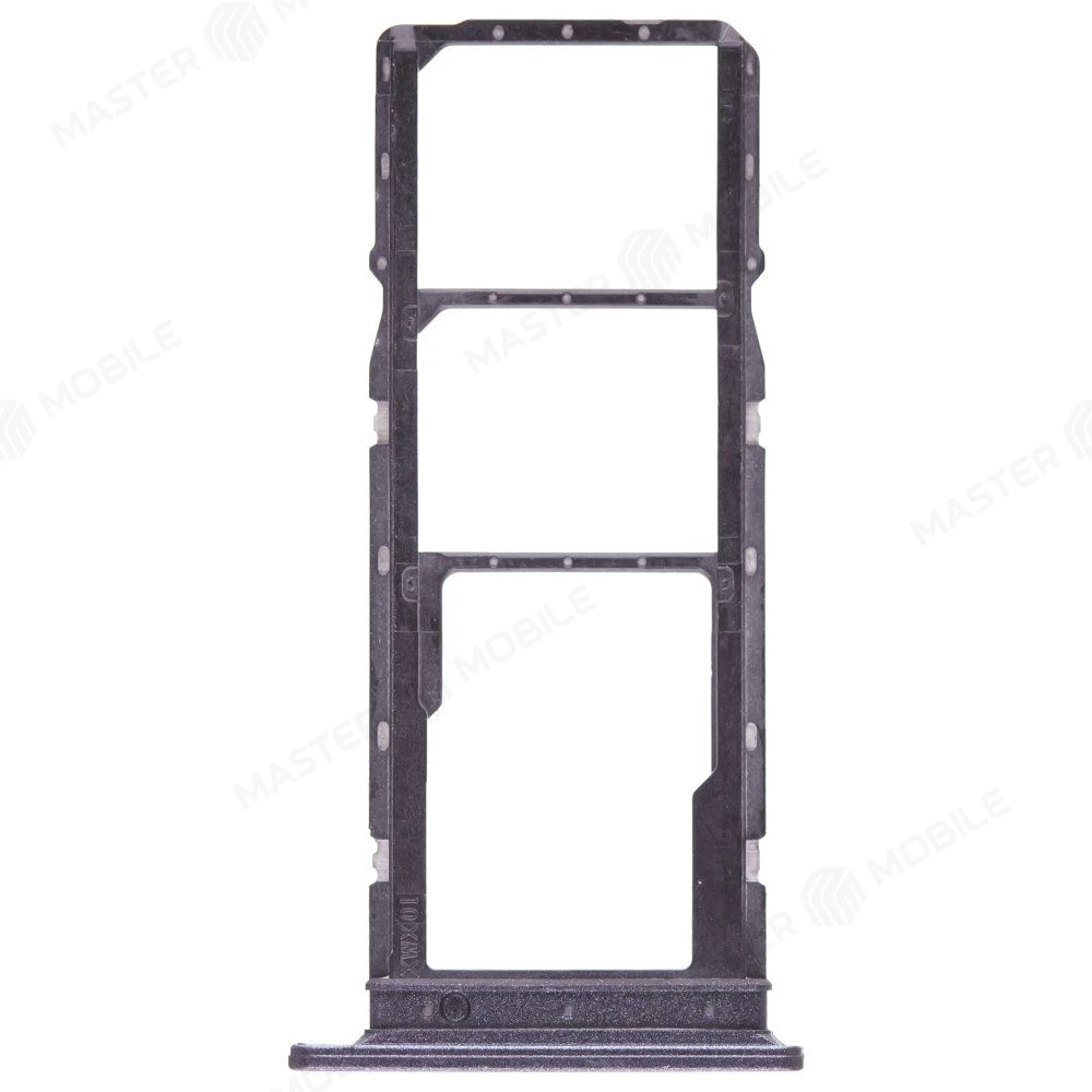 Держатель сим-карты для Itel A70 (A665L) (черный) фото №2