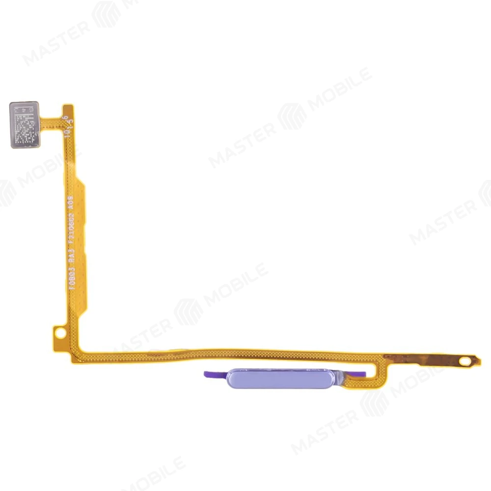 Шлейф для Vivo Y53s 4G (V2058) с комп. + сканер отпечатка пальца (голубой) фото №1