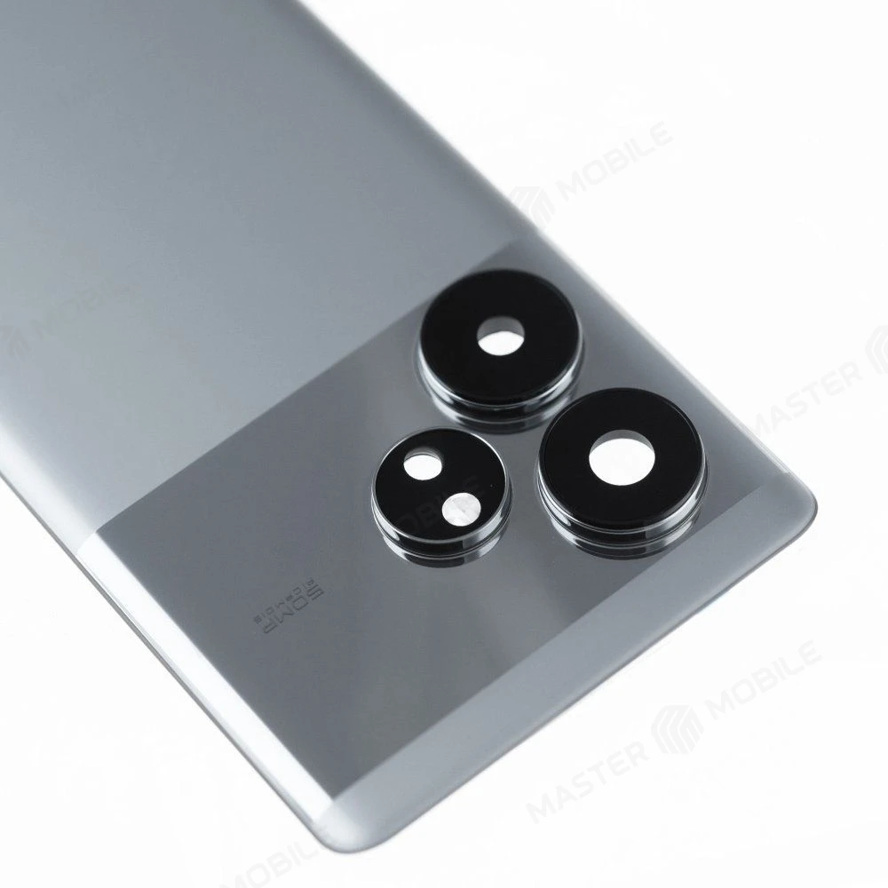 Задняя крышка для Realme GT 6 (RMX3851) (серебристый) (в сборе со стеклом камеры) (ORIG100) фото №3