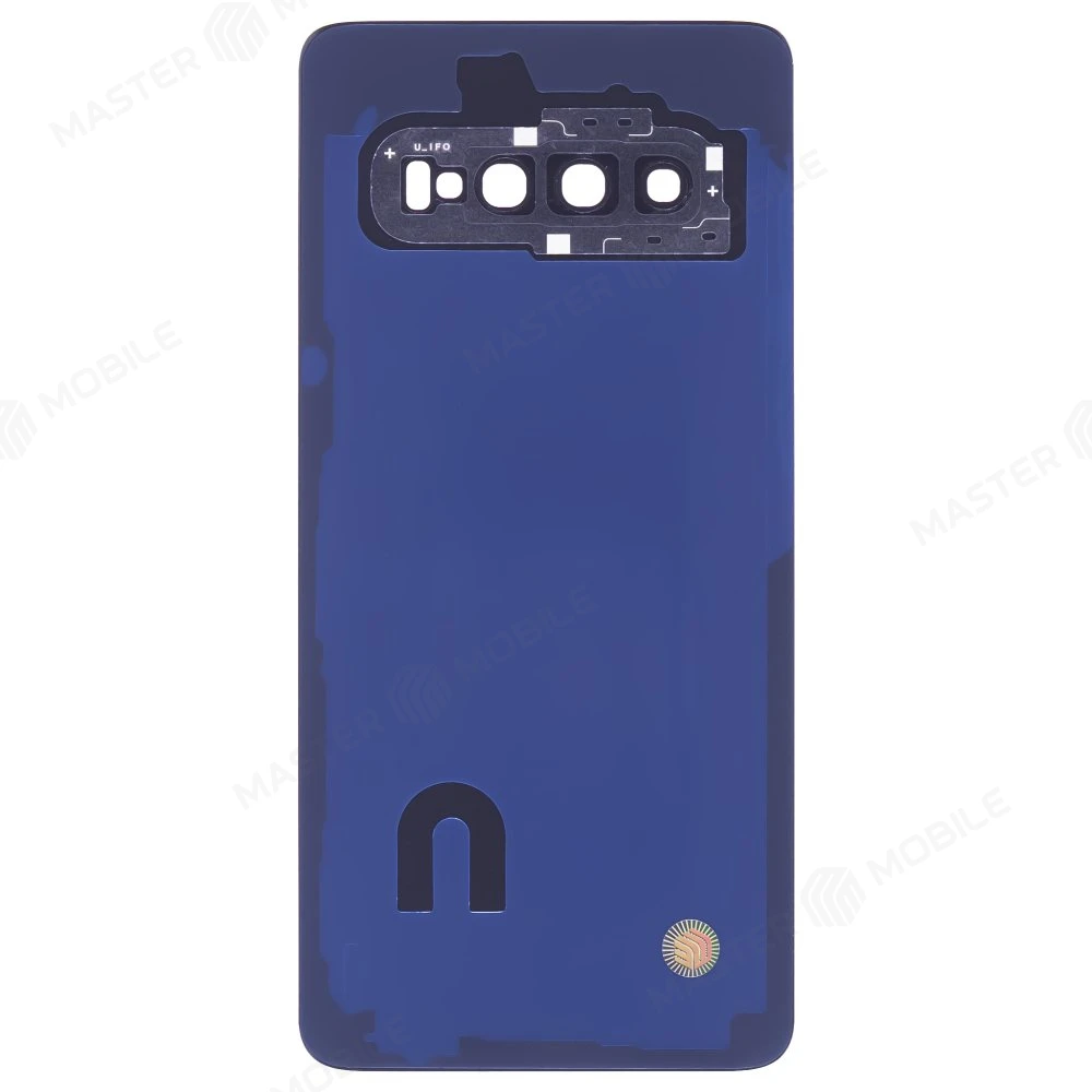 Задняя крышка для Samsung G973 Galaxy S10 (черный) (в сборе со стеклом камеры) фото №2