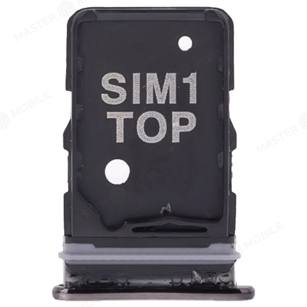 Держатель сим-карты для Samsung A805 Galaxy A80 (черный) фото №1