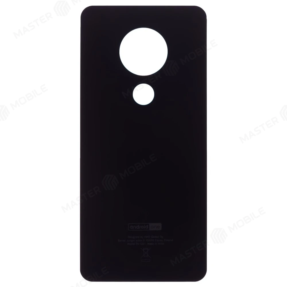 Задняя крышка для Nokia 7.2 (TA-1196) / 6.2 (TA-1198) (черный) фото №1