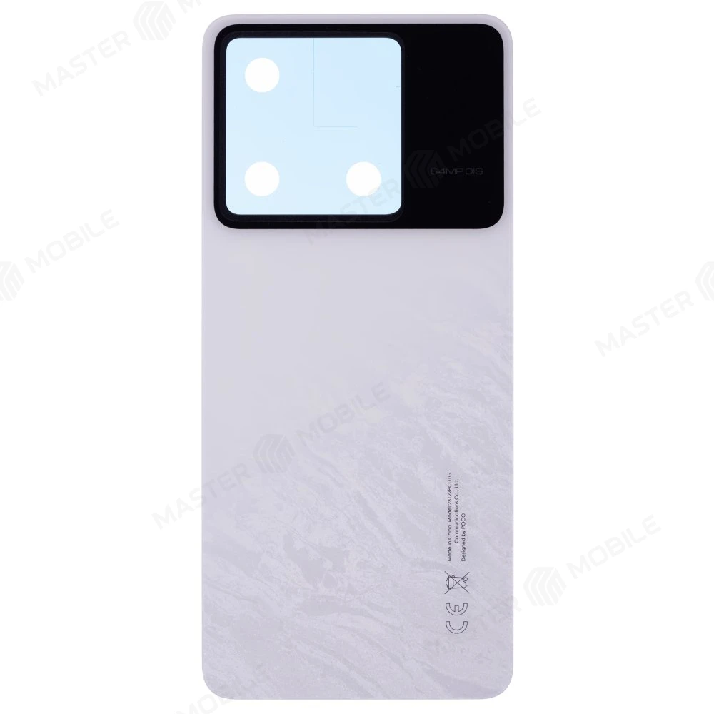 Задняя крышка для Xiaomi Poco X6 (23122PCD1G) (белый) фото №1