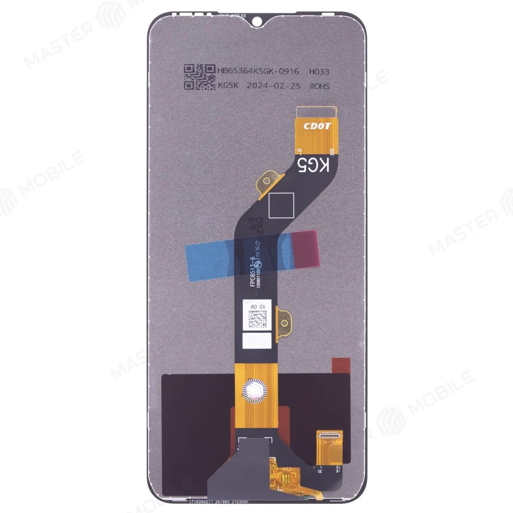 Дисплей для Infinix Smart 6 (X6511) + тачскрин (черный) (ORIG) фото №2