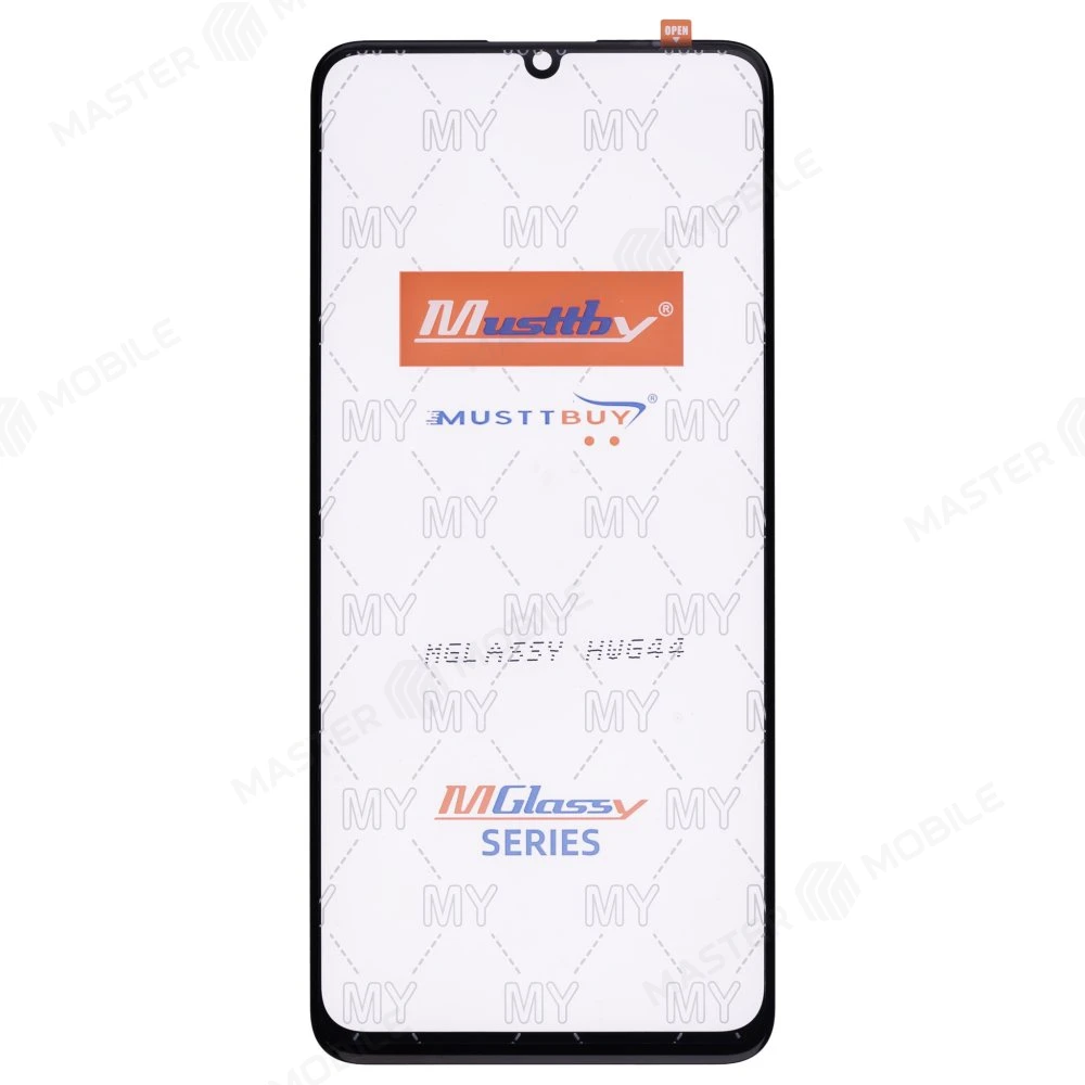 Стекло модуля для Huawei Nova Y70 (MGA-LX9N) / Nova Y70 Plus / Nova Y71 / Nova Y72 (MGA-LX3) + OCA (черный) (Musttby) фото №1
