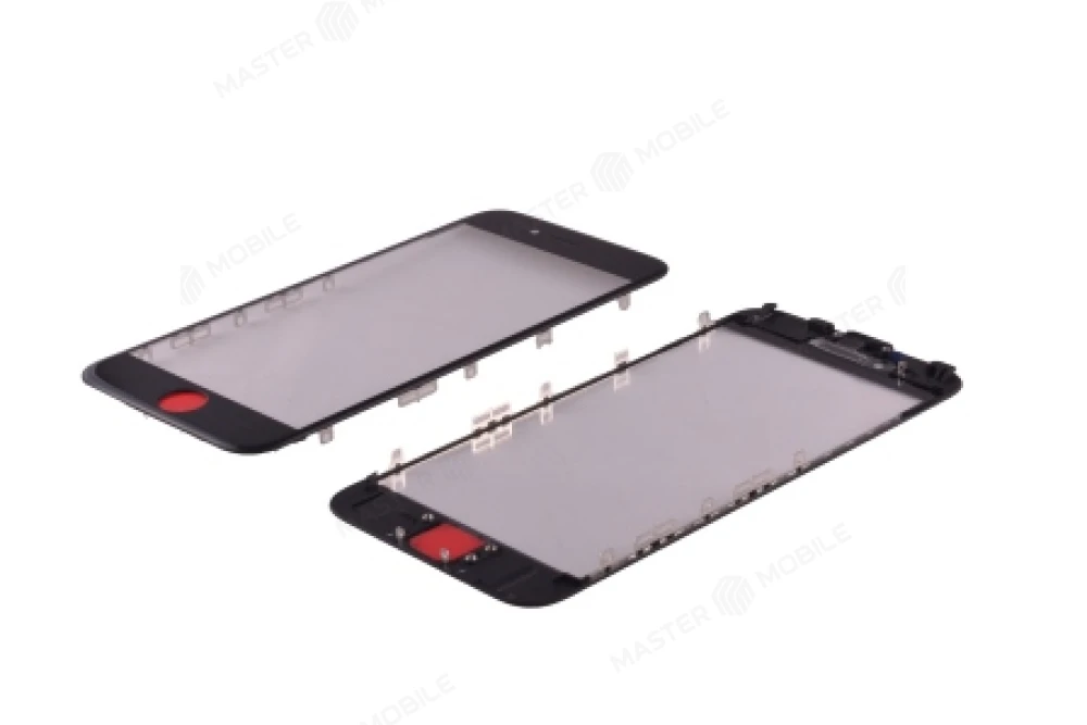 Стекло модуля для Apple iPhone 6s (черный) 